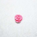 Rosa de resina chiquita rosa