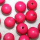 Bola madera rosa 15mm