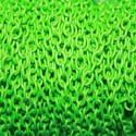 Cadena de color fluor verde