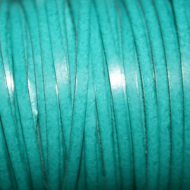 Cuero sintético plano 3mm turquesa verdoso