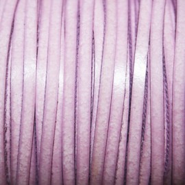 Cuero sintético plano 3mm rosa