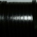 Cuero sintético plano 5mm negro