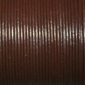 Cuero redondo 1,5mm marrón