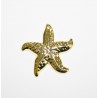 Estrella de mar colgante mediano dorado