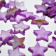 Estrella de madreperla violeta