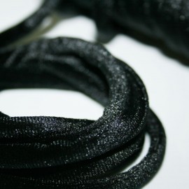 Cordón de terciopelo 5mm negro
